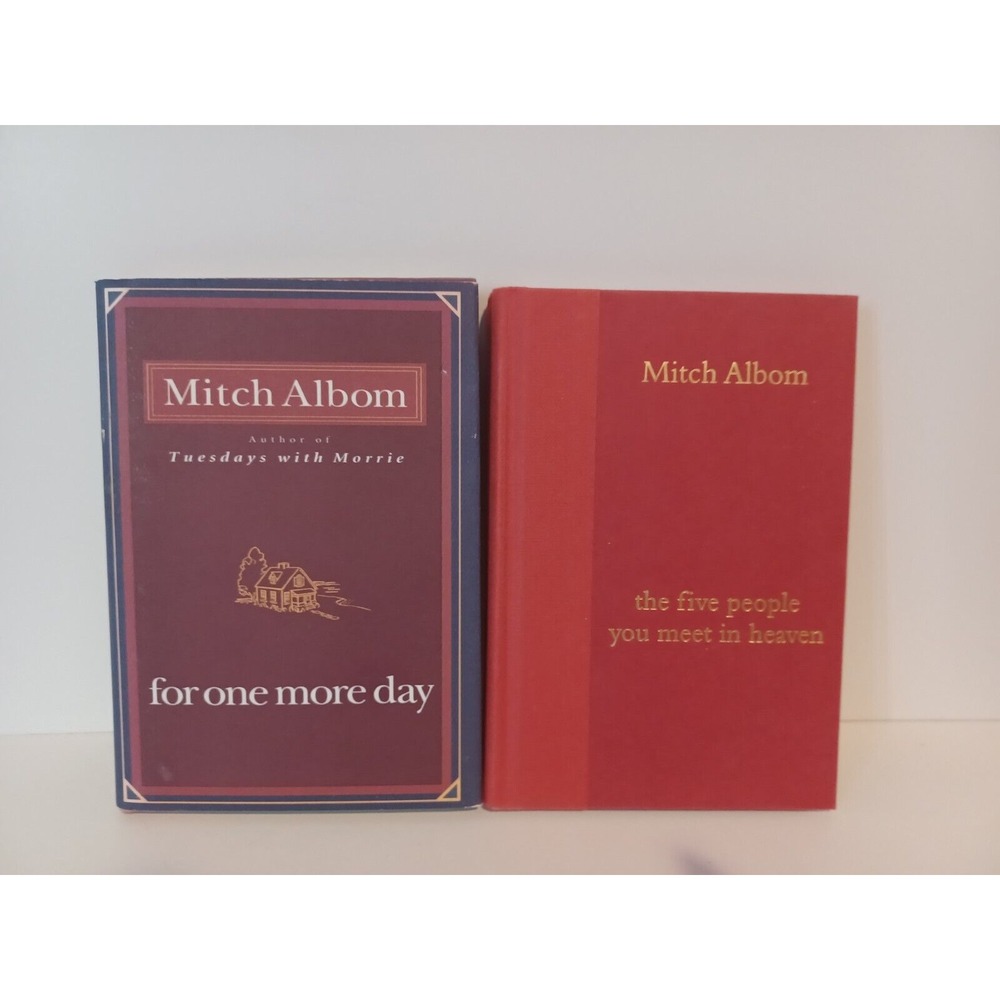 LOT of 2 Mitch Albom Books HC